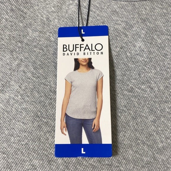NWT Buffalo David Bitton Ribbed T-Shirt - Picture 5 of 14